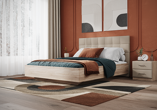 Кровать Luiza (дуб сонома)